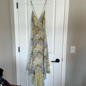 Lulus floral midi dress